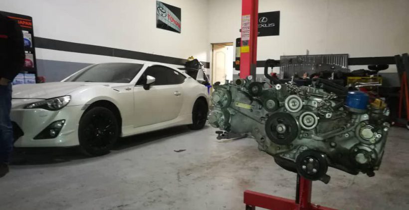 تعمیر موتور GT86